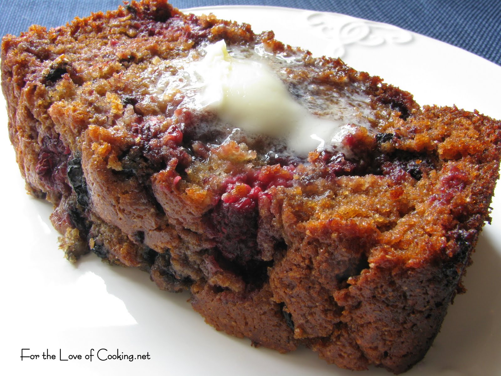 Berry Banana Bread For the Love of Cooking