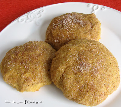 Pumpkin Snickerdoodle Cookies