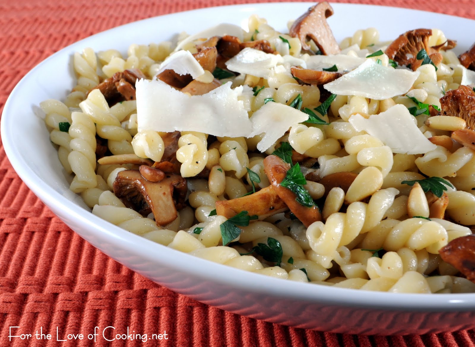 Gemelli with Chanterelles, Pine Nuts, and Parmesan | For ...
