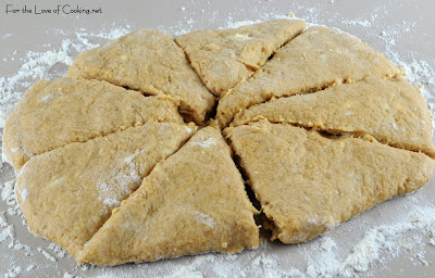 Pumpkin Scones with Spiced Glaze