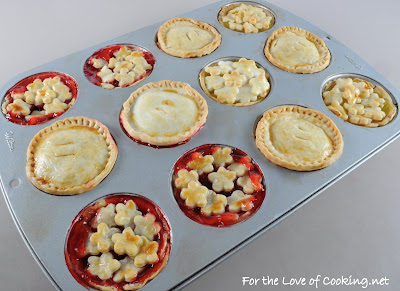 Mini Lemon Pies and Mini Cherry Pies