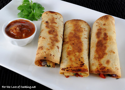 Baked Chicken and Sharp Cheddar Taquitos