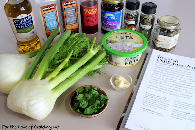 Roasted Fennel with Olive Tapenade and Feta Cheese