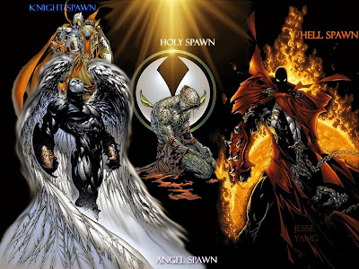 spawn wallpapers. Faces of Spawn wallpaper,