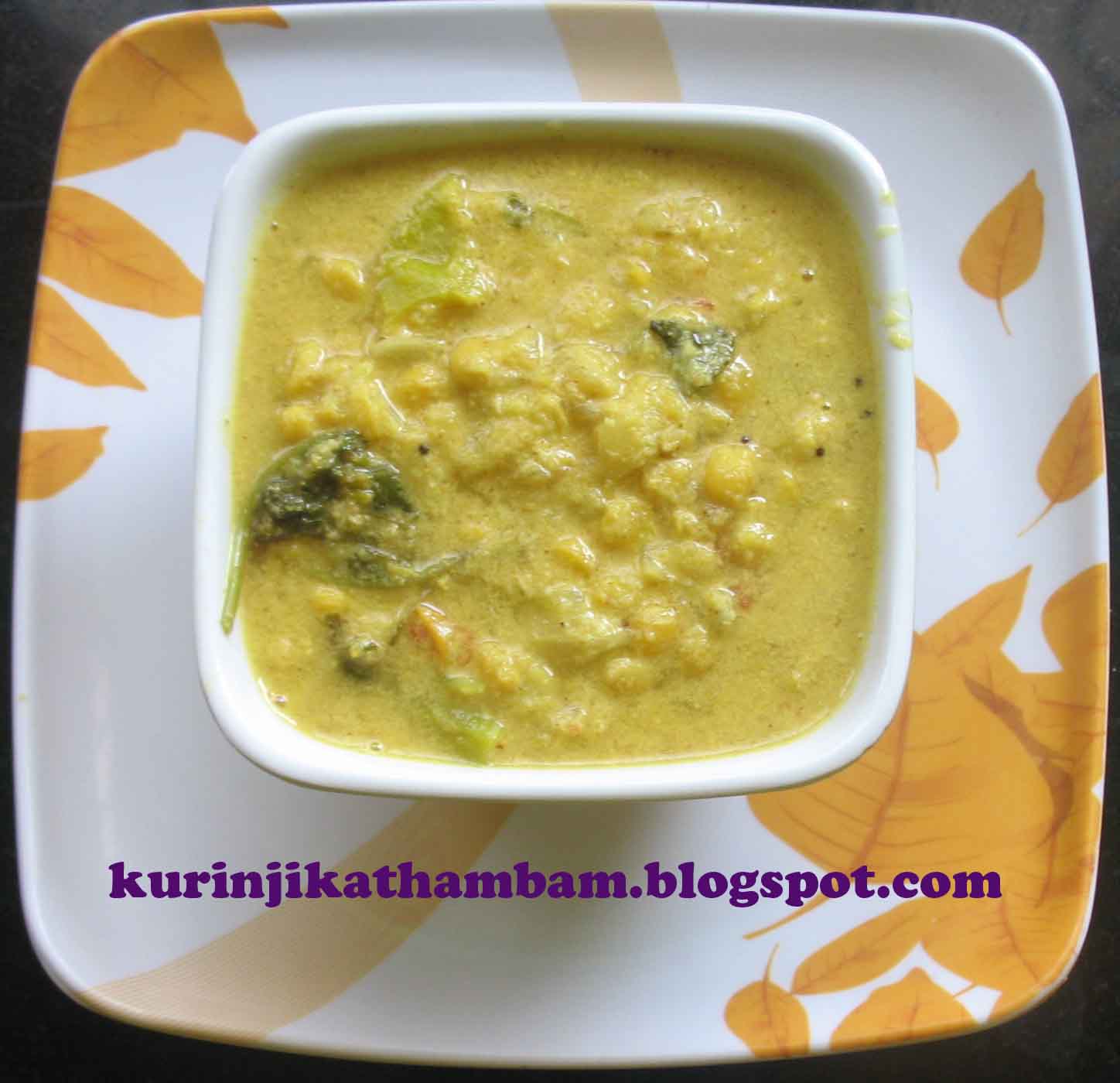 Cabbage Channa Dal Kootu Kurinji Kathambam