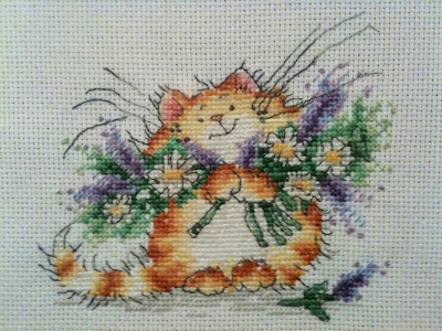 Floral cat Margareth+Sharry
