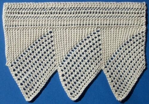 1884 Knitted Lace Sample Book: 19. Knitted Lace (Wide)