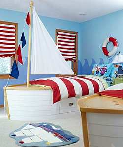 love red white and blue for children s bedrooms
