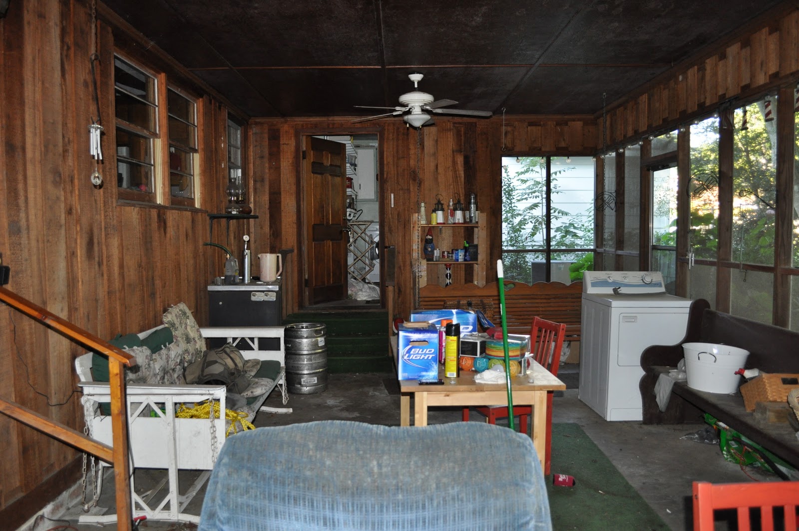 Life As I Know It Our Redneck Porch Makeover Part 1