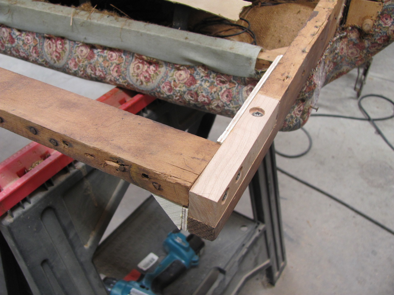 Thomas Nelson Furniture Restoration Antique Sleeper Sofa Frame Repair