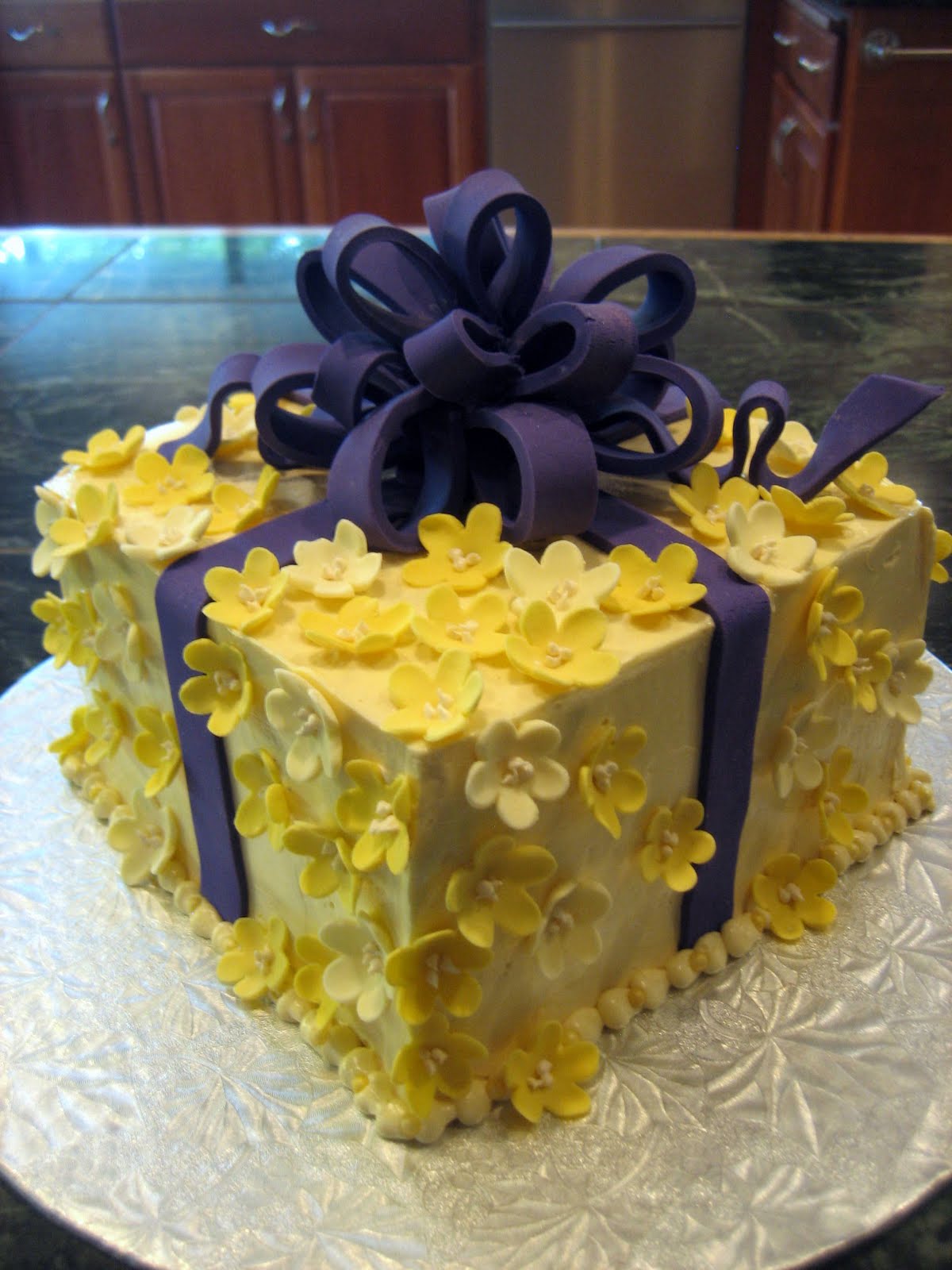 Jillicious Discoveries: Surprise Birthday Gift Cake (And Yes, A Little More  Purple)