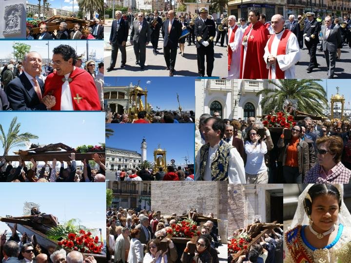 EL CRISTO DEL GRAO HA LLEGADO AL PUERTO DE VALENCIA