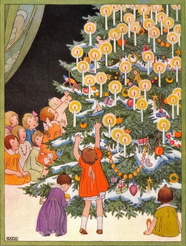 presents on the christmas tree content in a cottage presents on the christmas tree content in a cottage