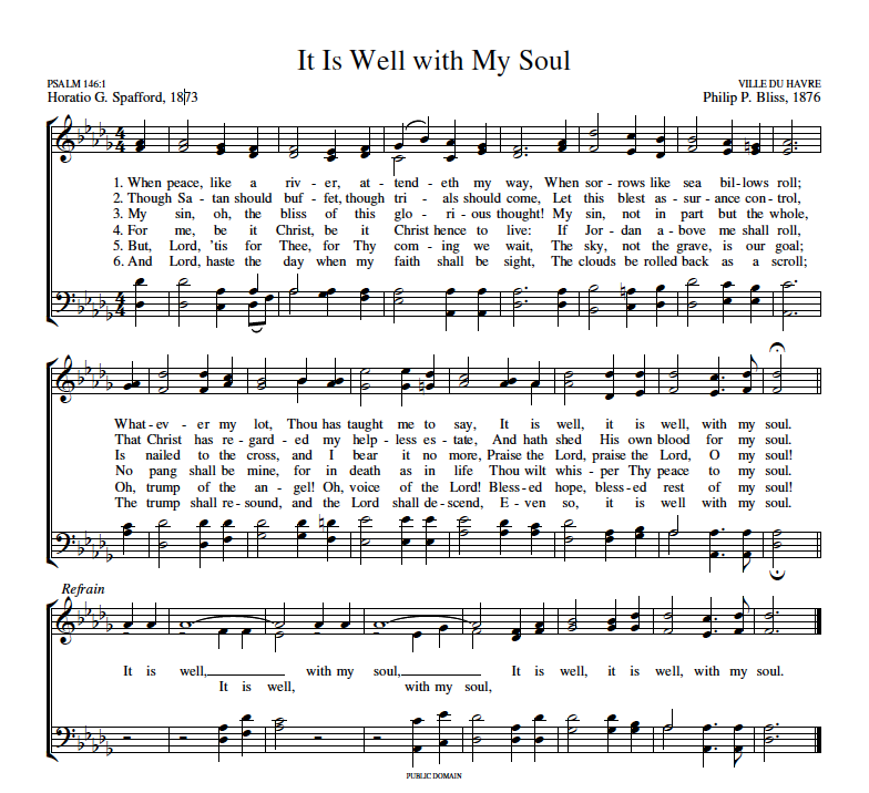 it is well with my soul hillsong lyrics and chords