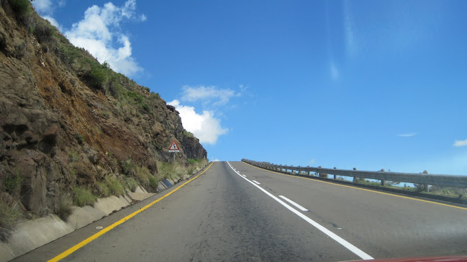 Most of the mountain driving