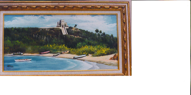 Pintura de la playita Las Delicias