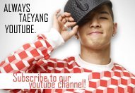 Always TaeYang YouTube Channel