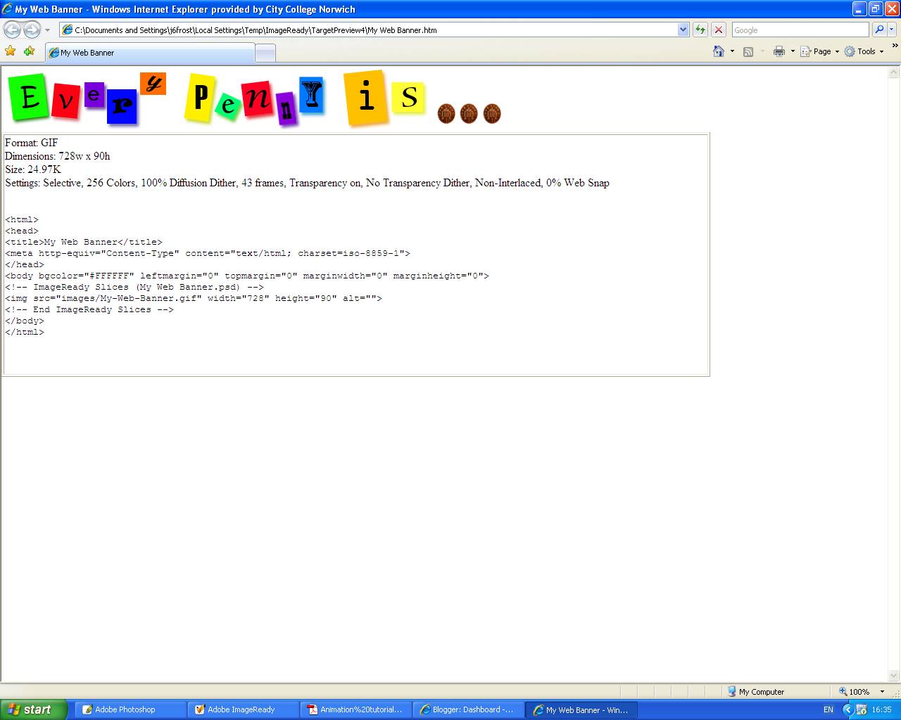 Digital Graphics Lesson 4 Creating A Web Banner Using Adobe