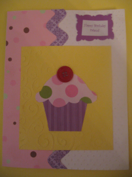 Cupcake Birthday Card