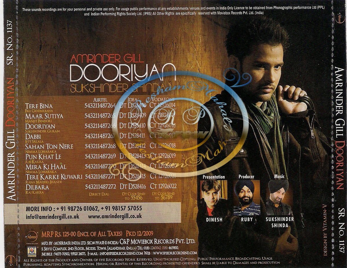 Amrinder Gill Dooriyan