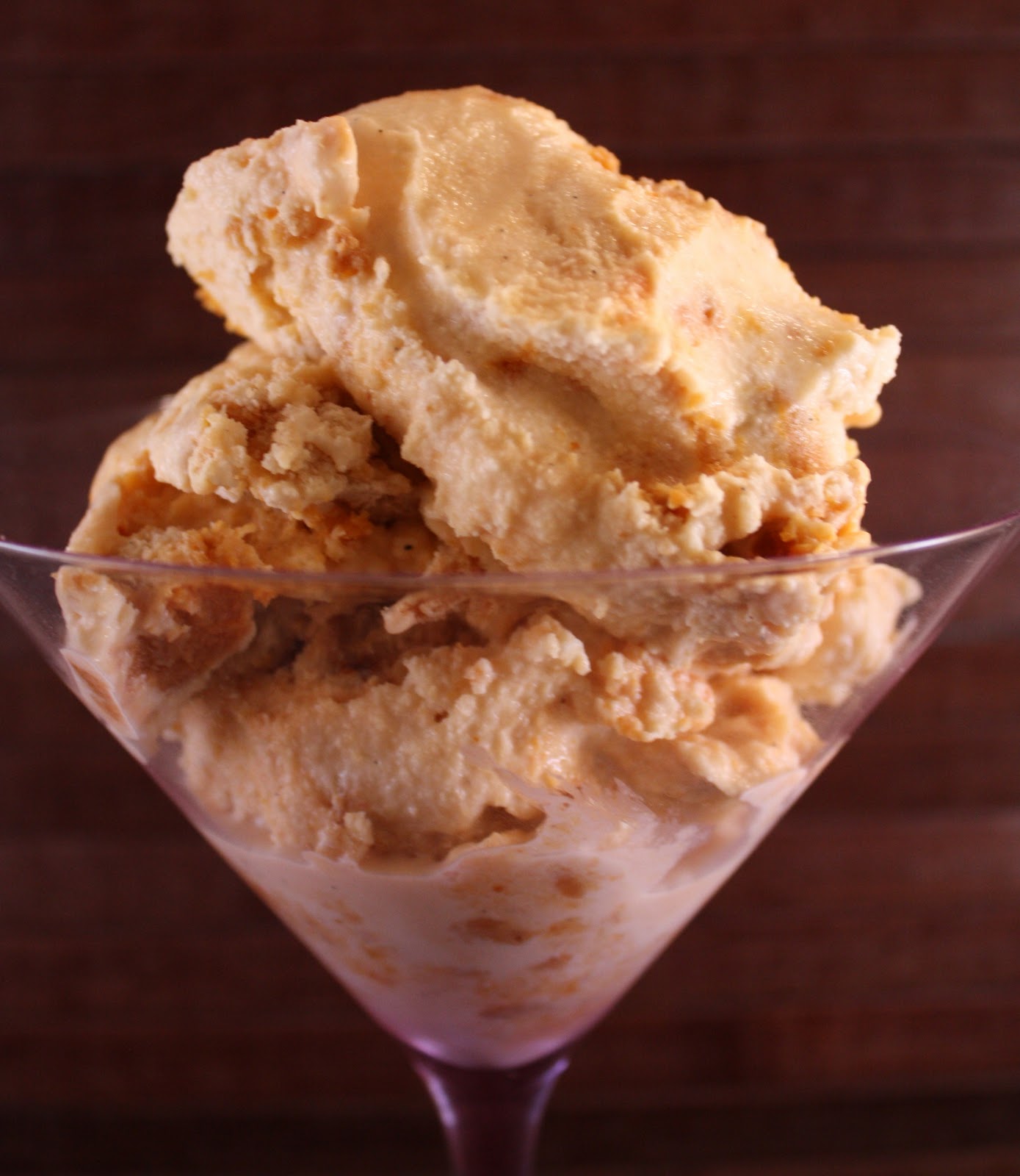 Leftover Pumpkin Pie Ice Cream