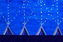 teepees and stars