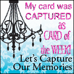 My win- 8/8- - embossing challenge