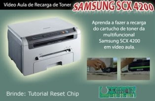 Vídeo Aula de Recarga de Toner Samsung SCX 4200
