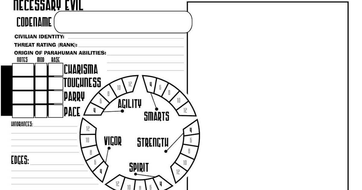 cheyennes savage sheets necessary evil necessary evil character sheet