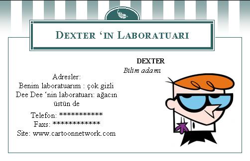 Dexter ın kartı