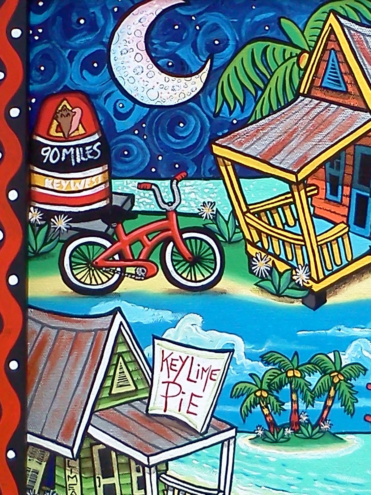 PAM HOBBS Painting, Cooking and living in the Florida Keys Two new