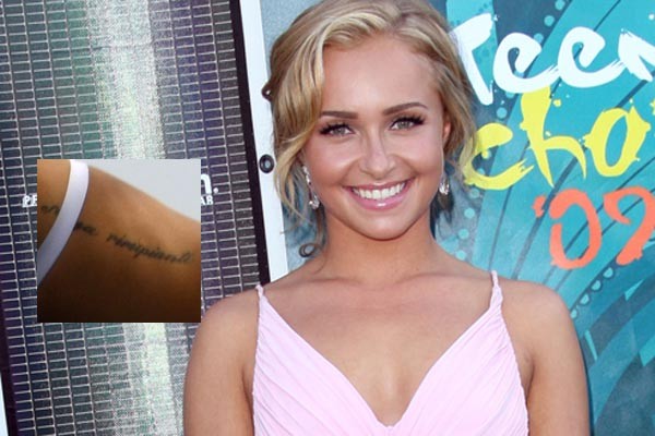 hayden panettiere tattoo on foot. Hayden Panettiere#39;s Tattoo