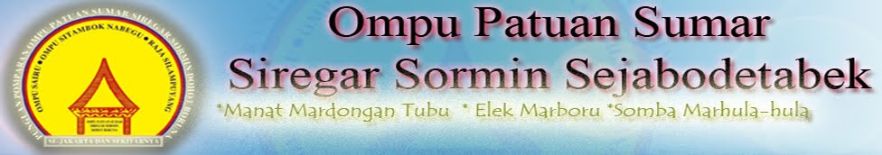 Situs Resmi Ompu Patuan Sumar Sormin Sejabotabek