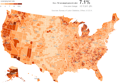 US Unemployment Map Coverage