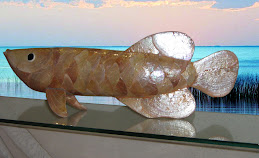 Arowana Fish Replica (available color brownish-red,silver)