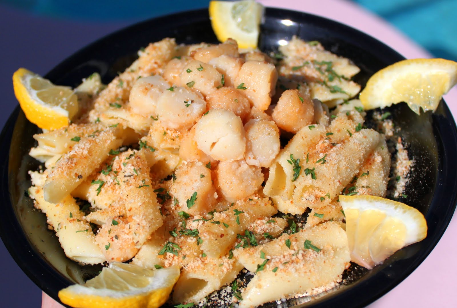 What's Cookin' Italian Style Cuisine Pasta, Scallops With Italian