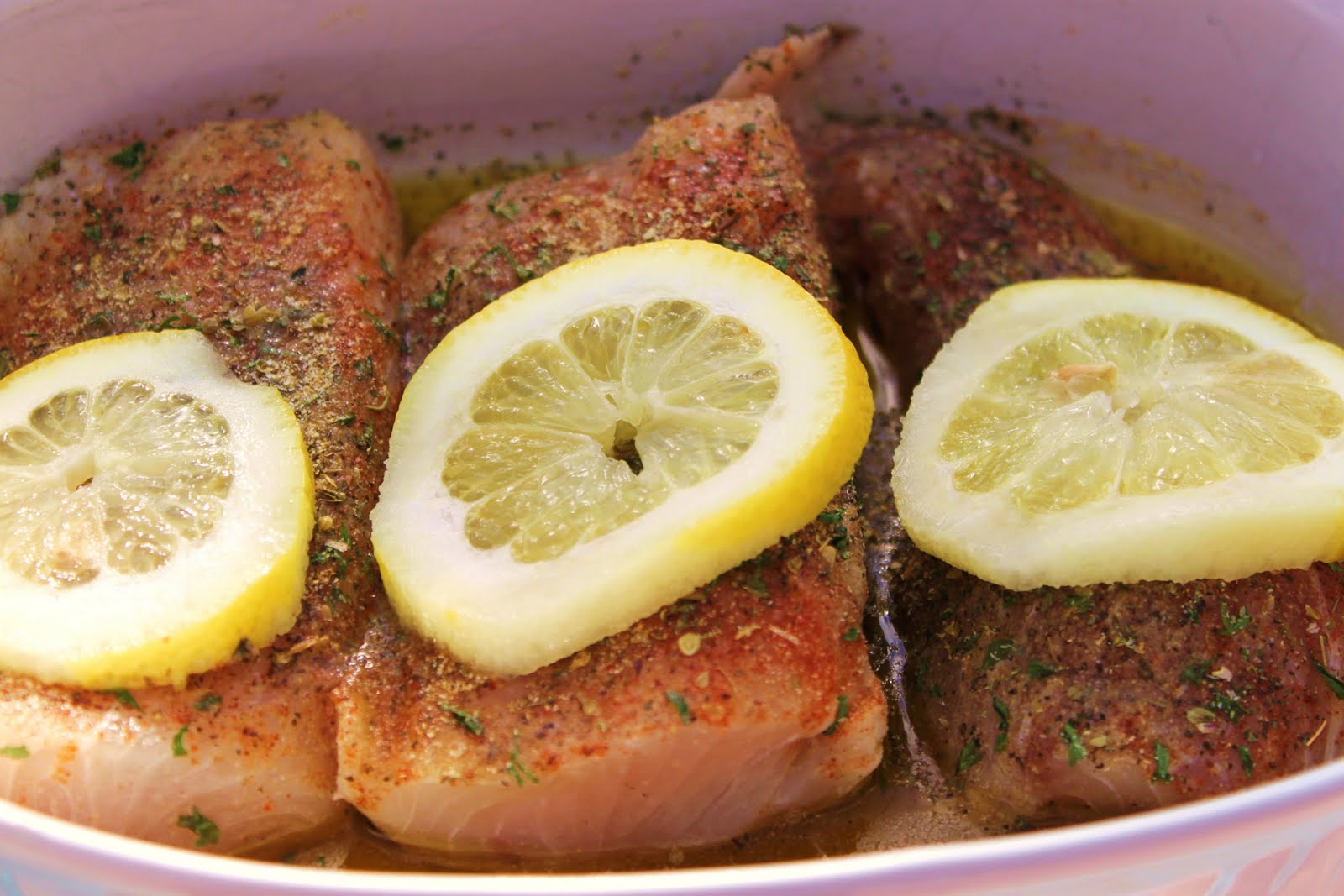 Grilled Italian Style Mahi Mahi with Lemon Herbs What's Cookin