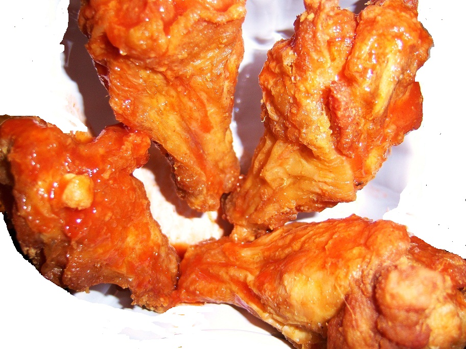 Batter Fried Wings and Seafood with Hot Sauce What's Cookin' Italian