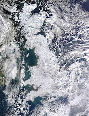 England from Space: It's completely Frozen! England from Space: It's completely Frozen!