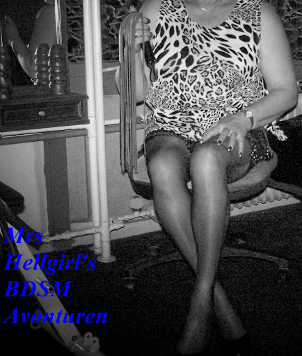 Mrs Hellgirl on fire