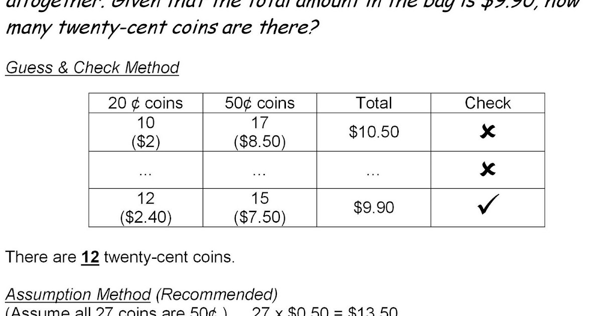 StudySOS Alternative to Guess and Check