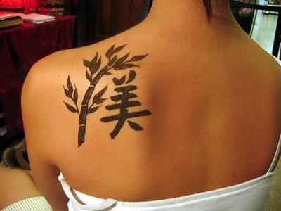 Each alphabet. It seems that if you have a Chinese tattoo symbol on your arm 