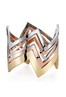 House of Harlow 1960 Five Stack Jagged Rings