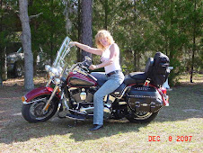 Trish On Her Harley-Davidson Heritage Softtail