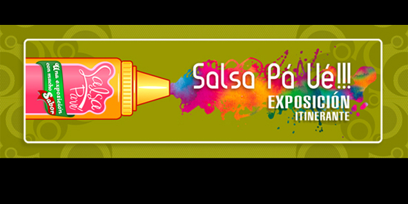 diseño de imagen para la muestra gráfica Salsa Pá Vé!!!