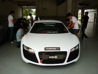 Audi R8 in Sepang