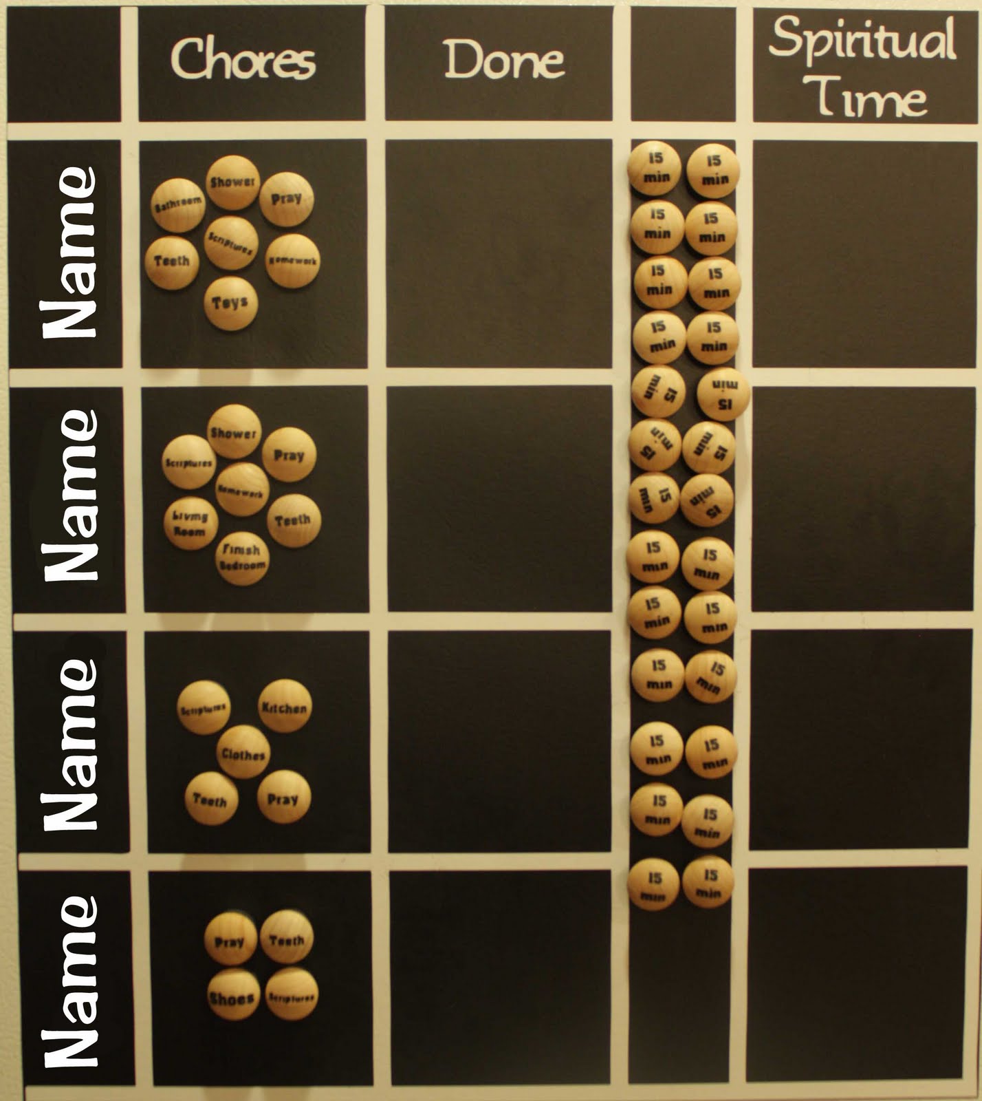 Hobby Lobby Chore Chart