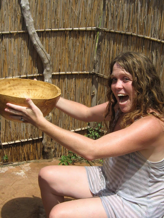 pas de chasse d'eau, mais la calebasse de secours!