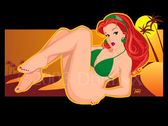 Domnx vector pin up girl