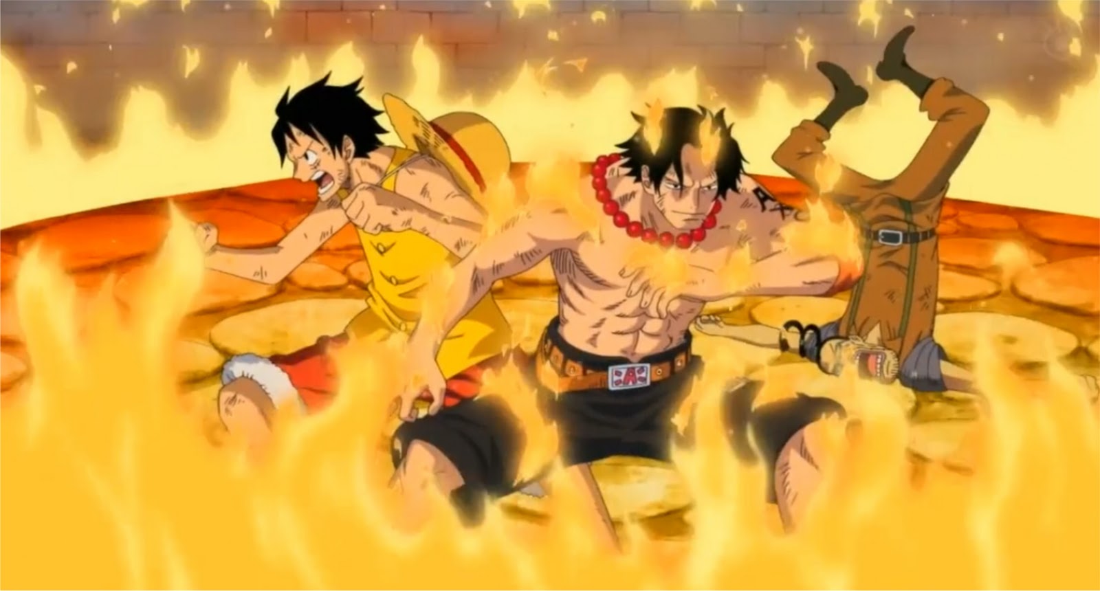 dans quel episode luffy rencontre ace